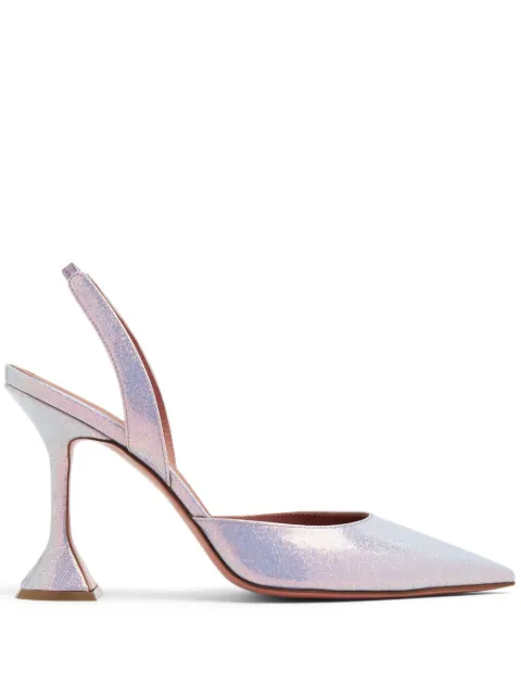 Amina Muaddi zapatillas Holli con tacón de 95mm