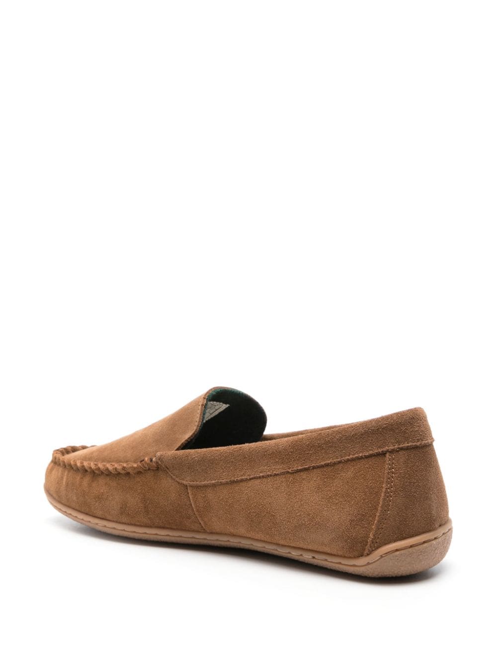 Shop Polo Ralph Lauren Brenan Polo Bear Suede Loafer In Brown