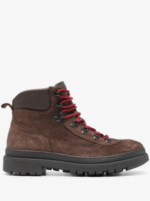 Polo Ralph Lauren botas de gamuza con agujetas