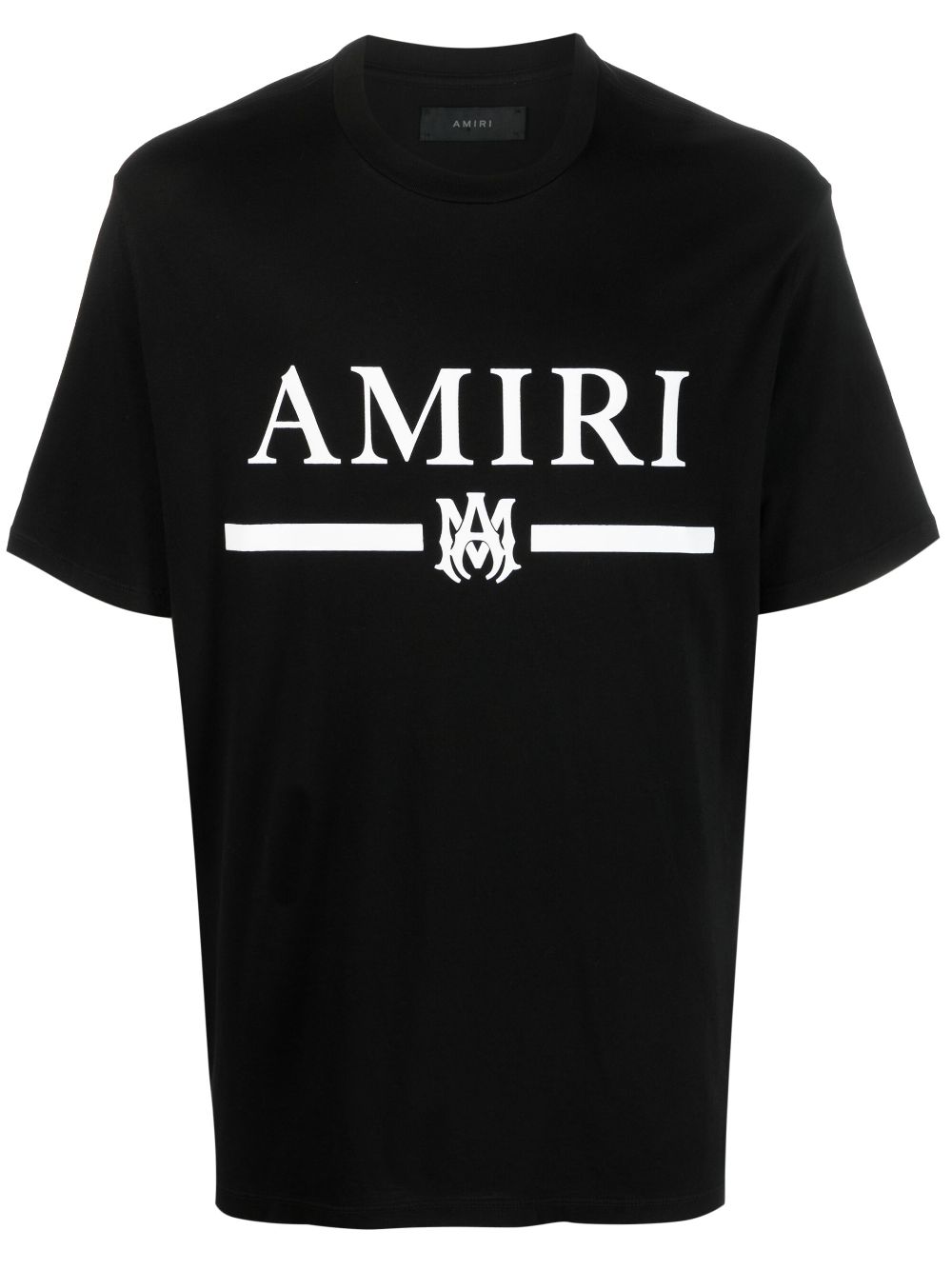 Shop Amiri M.a. Bar Logo-print T-shirt In Black