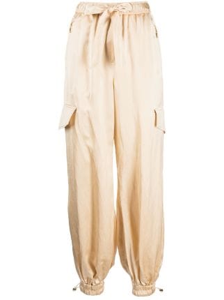 ZIMMERMANN Wonderland Satin Cargo Pants - Farfetch