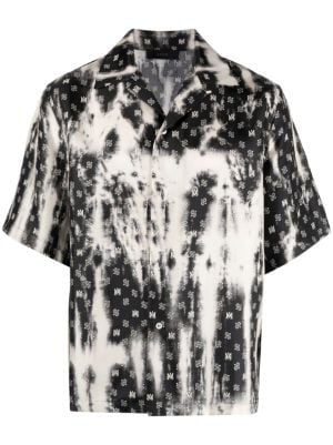 AMIRI Bandana Bleach Paint splatter-print T-shirt - Farfetch