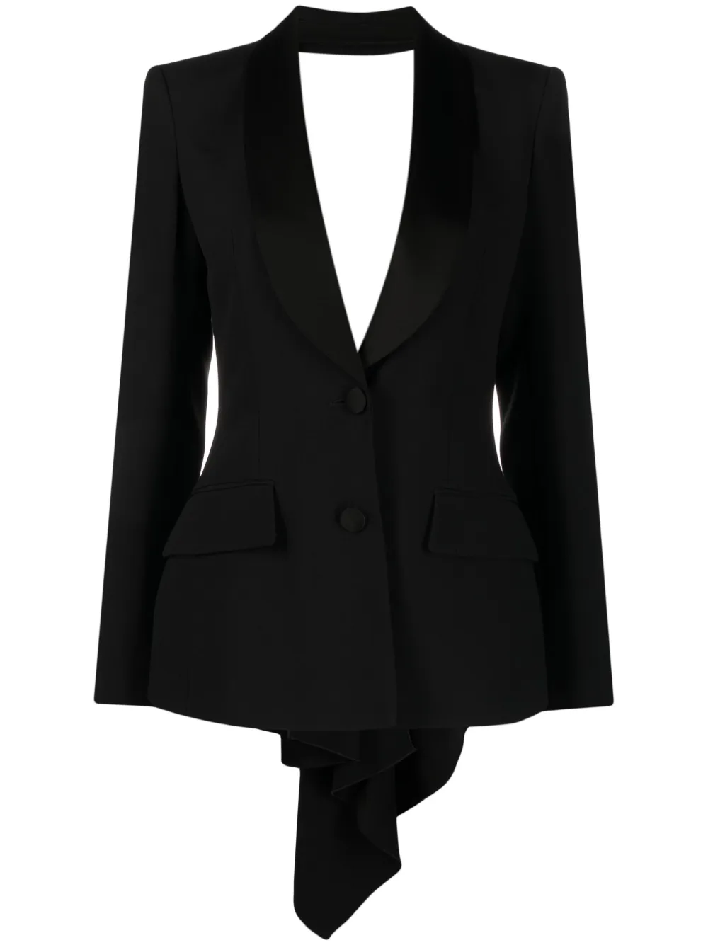Alberta Ferretti Uitgesneden blazer Zwart