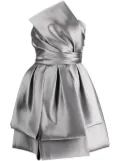 Alberta Ferretti off-shoulder minidress - Grey