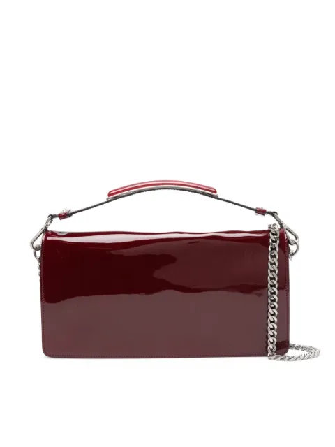 Alberta Ferretti Charol patent-finish. crossbody bag 