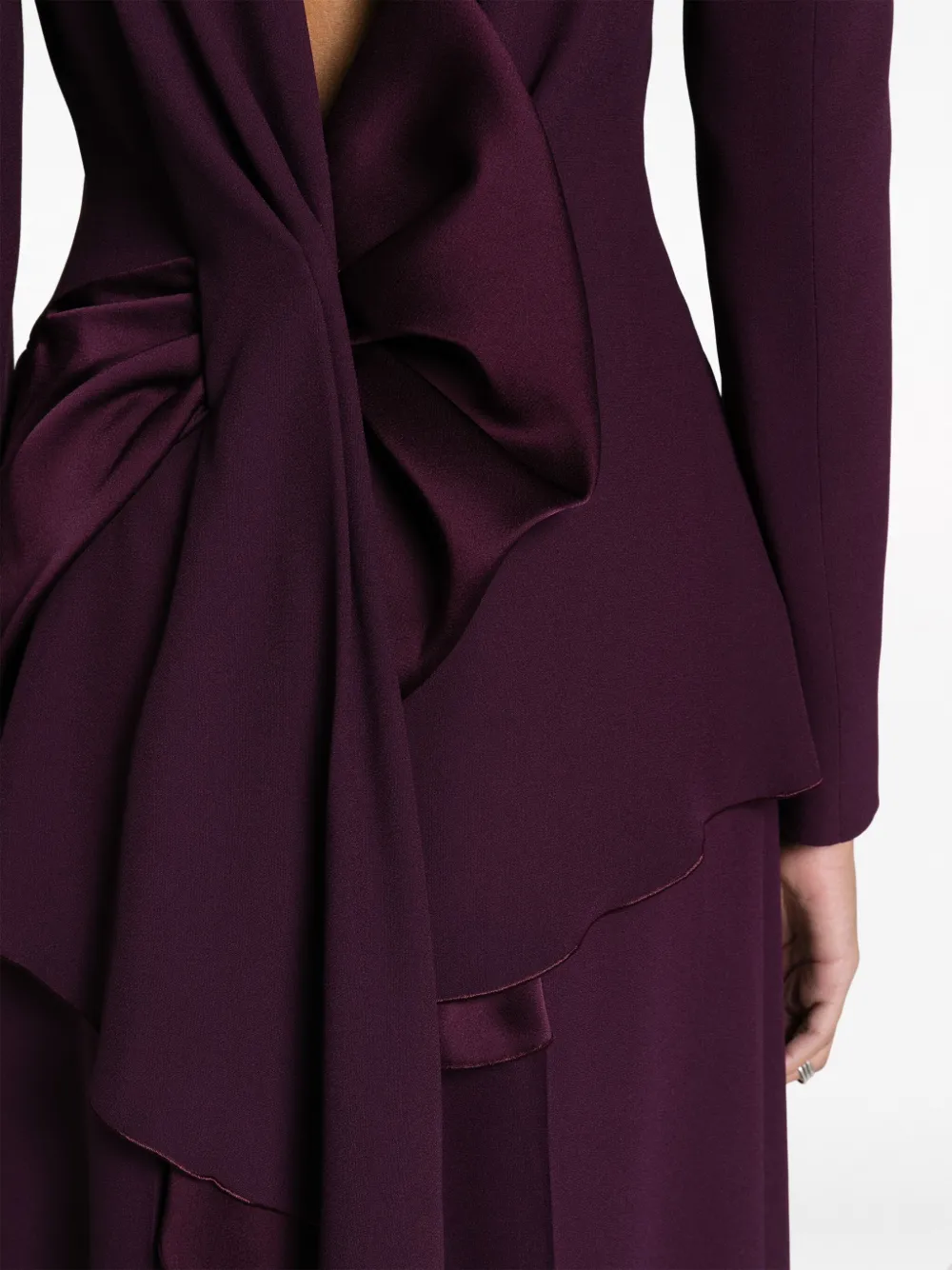 Alberta Ferretti Uitgesneden blazer Paars