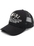 AMIRI logo-embroidered cotton cap - Black