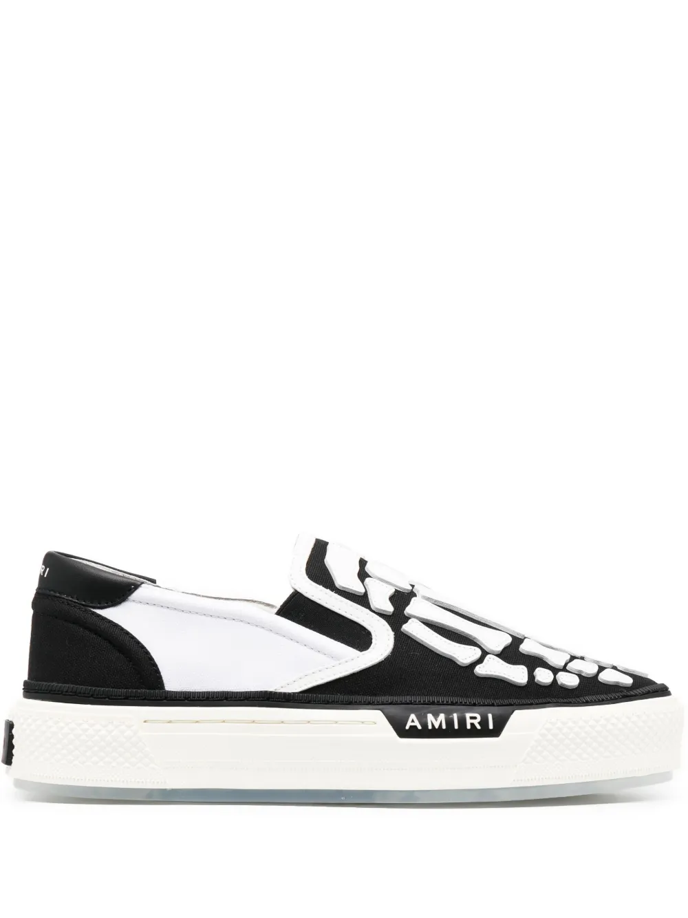 Amiri Skel Top Slip-on Sneakers In Black