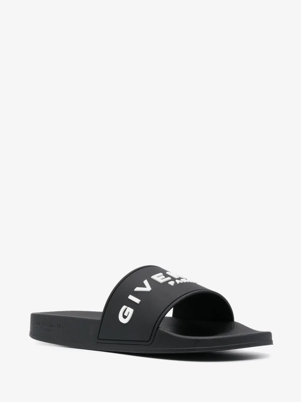 Givenchy logo-debossed Slides | Black | FARFETCH display picture 3