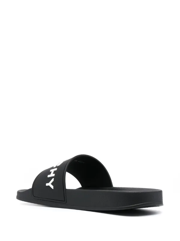 logo-print leather low-top sneakers