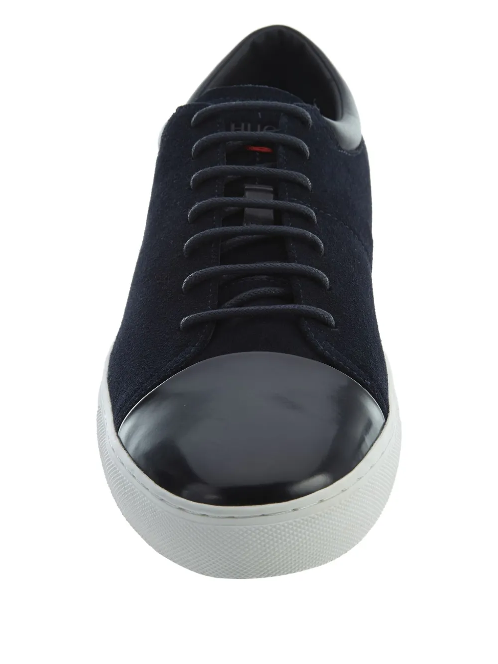 Hugo Boss Cap-toe Sneakers In Blue