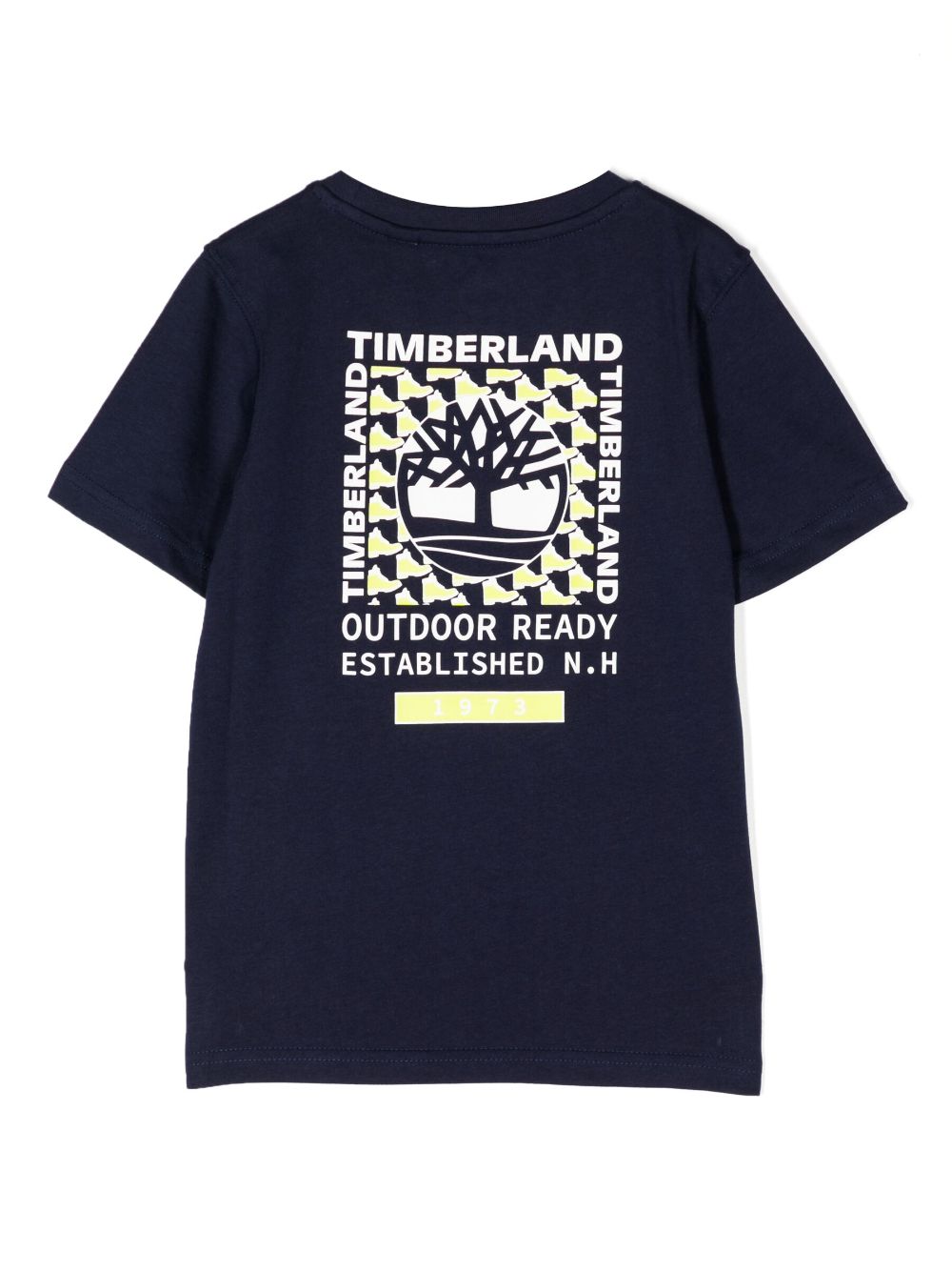 Timberland Kids T-shirt met logoprint - Blauw