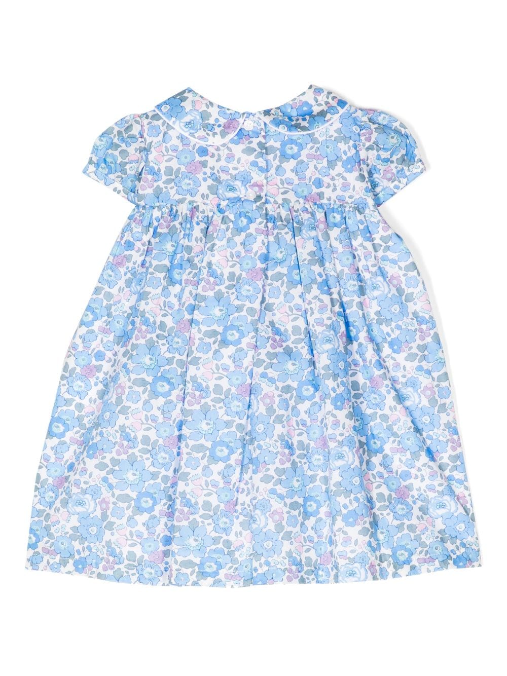 Shop Trotters Betsy Floral-print Dress In Blue