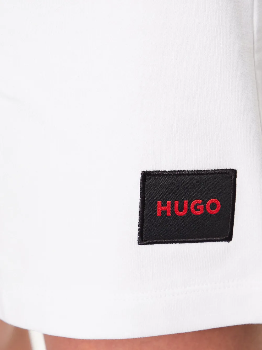 HUGO Zwembroek met trekkoord Wit