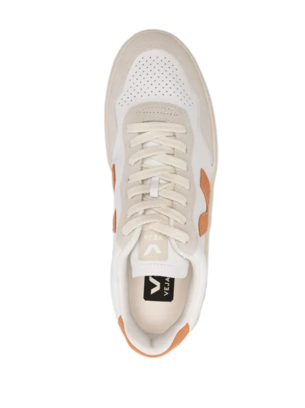 VEJA V-90 Leather Sneakers | White | FARFETCH