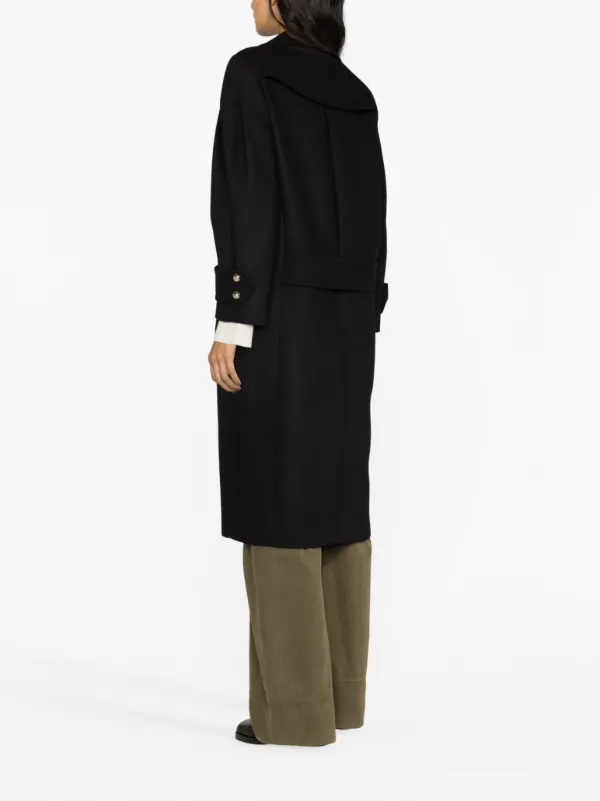 Sandro black outlet coat