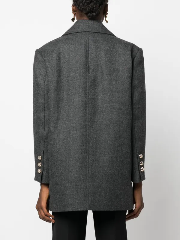 Sandro double sided wool on sale coat