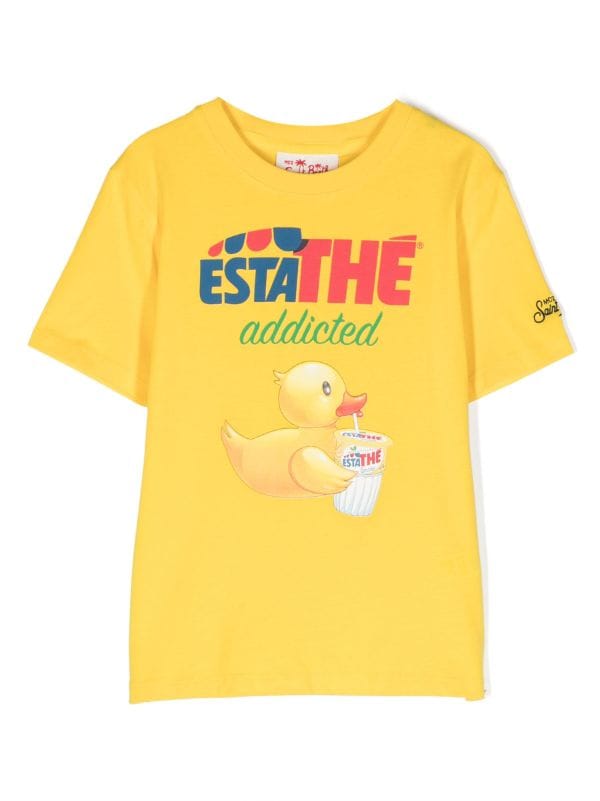MC2 Saint Barth Kids duck-print short-sleeved T-shirt - Farfetch