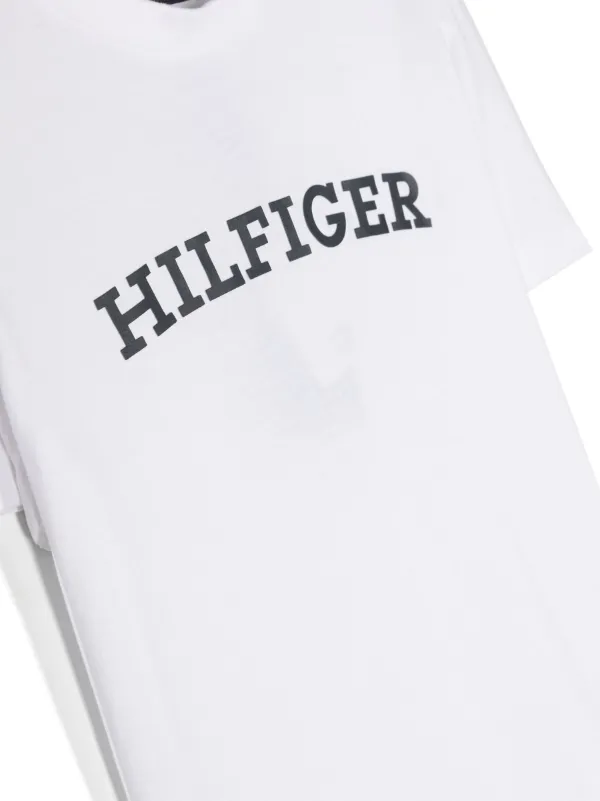 Tommy Hilfiger logo-print Cotton T-shirt - Farfetch