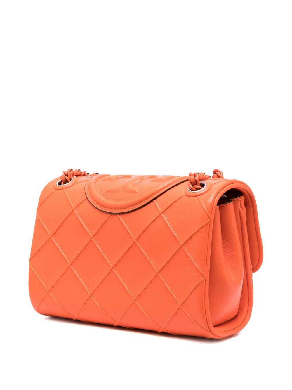 Shop Tory Burch Fleming Shoulder Bag In Orange