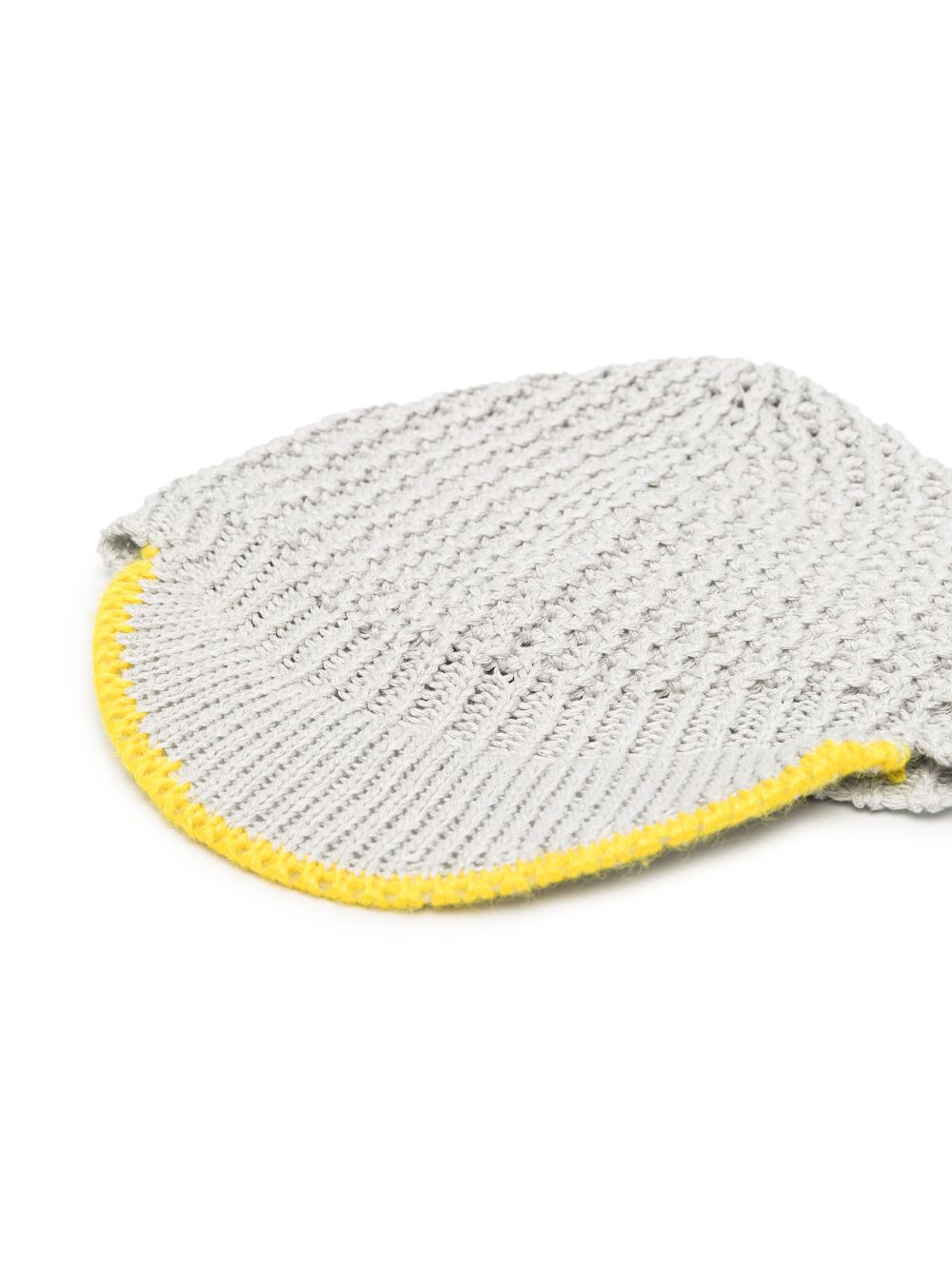 Gensami kids linen-silk blend knitted hat - Grijs