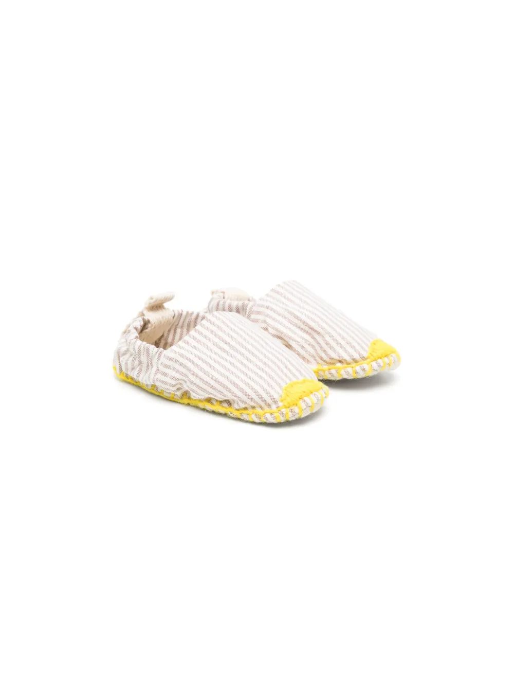 Gensami Babies' Knit Organic-cotton Slippers In White