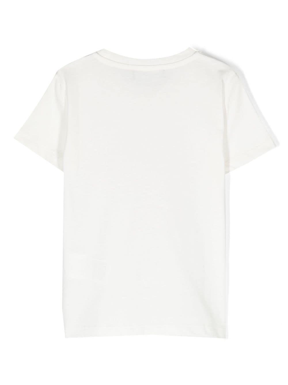 Shop Versace Stars Medusa Cotton T-shirt In White