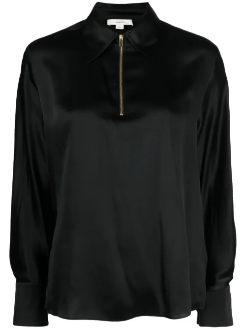 Blouse en soie à manches longues - Vince - Modalova