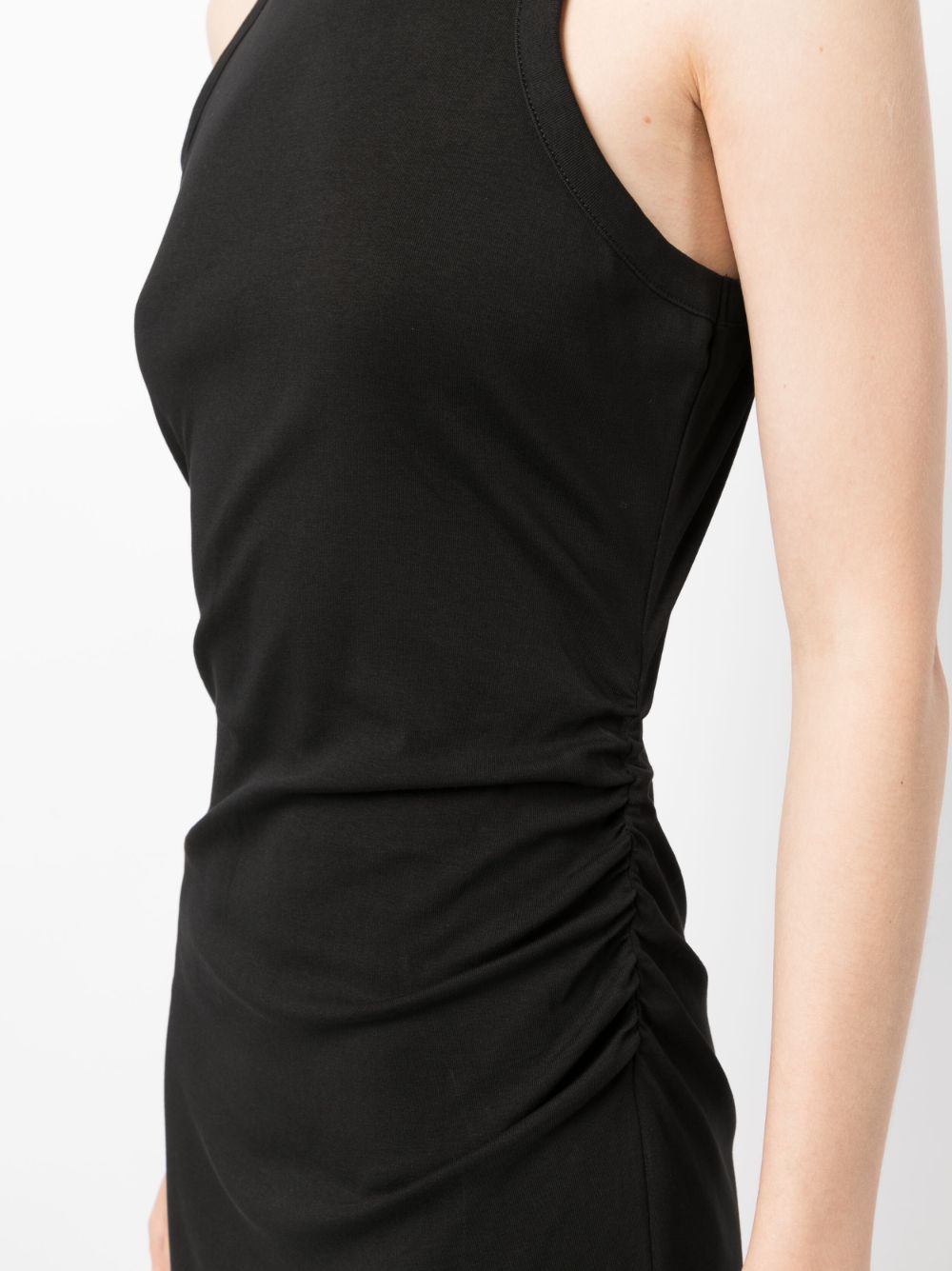 Shop Vince Sleeveless Midi Dress In Black