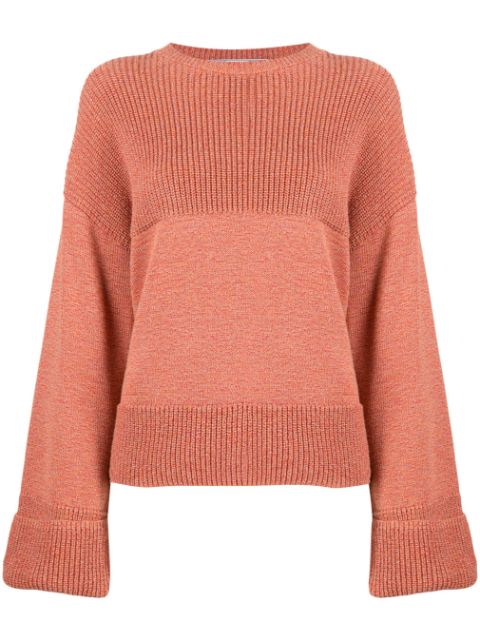 Off-White colour-block ribbed-knit jumper Women