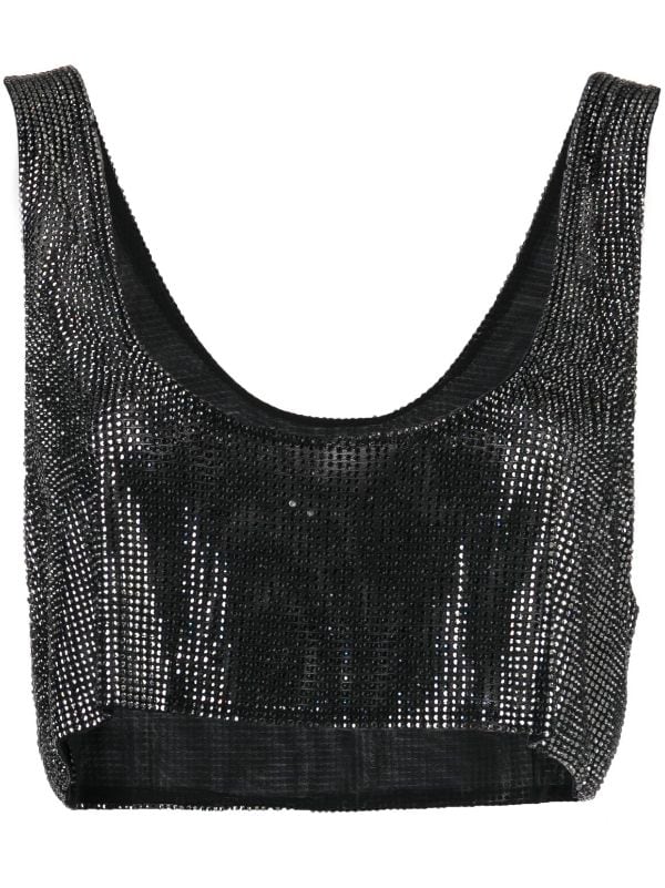 Giuseppe Di Morabito rhinestone-embellished Tank Top - Farfetch