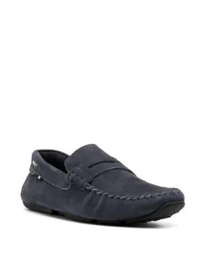 Mocassins Bally Entrée Brixon Marron Cuir - Taille 7.5 D (M) - Occasion Très Bon état - Italie