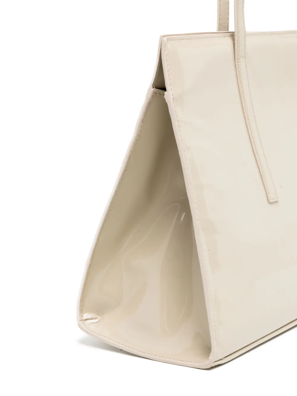 Rejina Pyo Erin leren shopper Wit