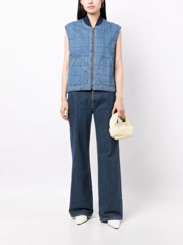 Rejina Pyo Wells デニム ボンバージャケット | ブルー | FARFETCH JP