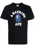 A BATHING APE® logo-patch cotton T-shirt - Black
