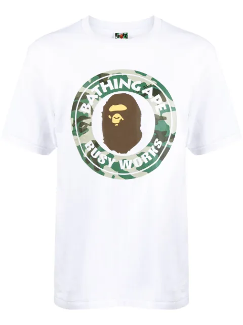A BATHING APE® logo-print short-sleeve T-shirt
