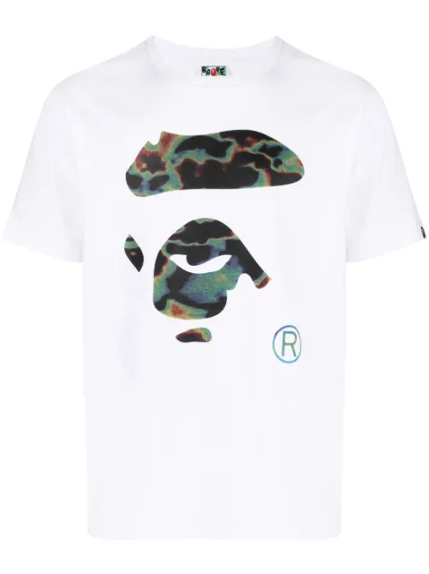 A BATHING APE® logo-print cotton T-shirt 