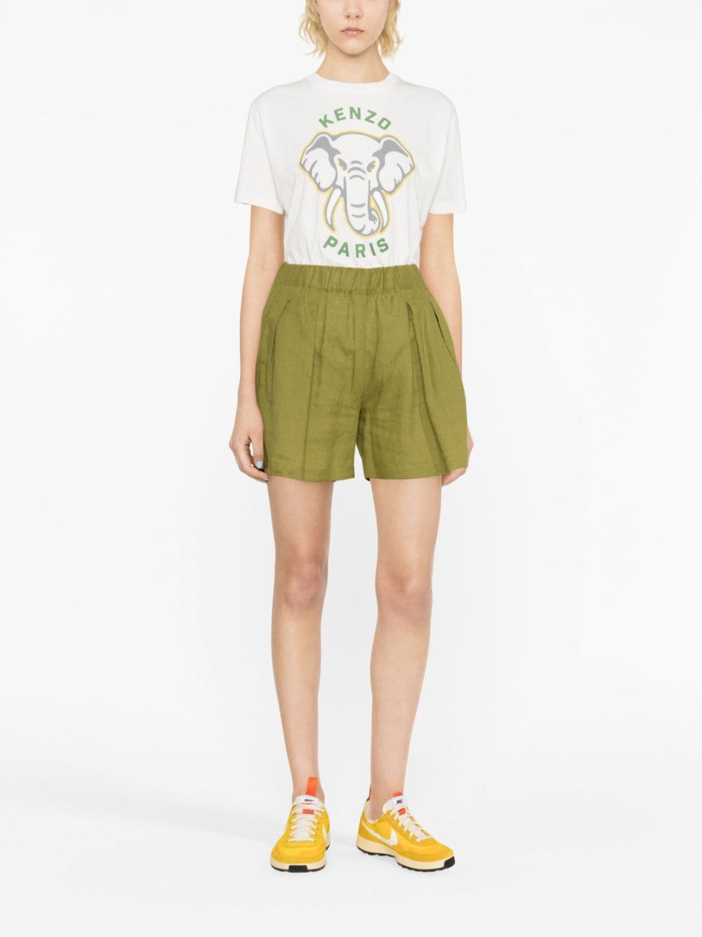 Kenzo Varsity Jungle embroidered T-shirt - Wit