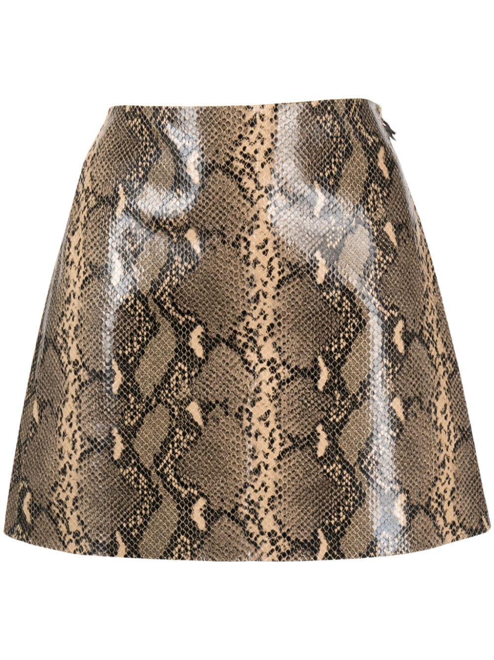 Frame 2024 snakeskin skirt