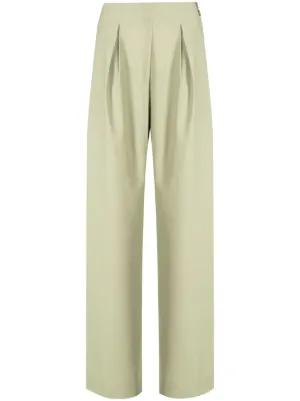 Low Classic straight-leg Wool Trousers | Neutrals | FARFETCH RO