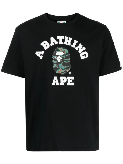 A BATHING APE® logo-print crew-neck T-shirt