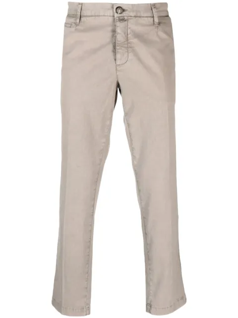 Jacob Cohën logo-patch slim-cut jeans