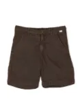 Il Gufo elasticated-waistband linen shorts - Brown