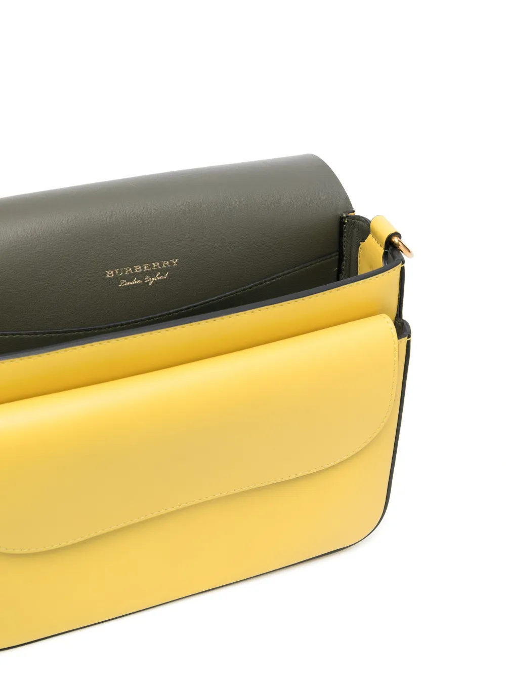 Preowned Burberry Bridle Crossbody Bag In Yellow ModeSens