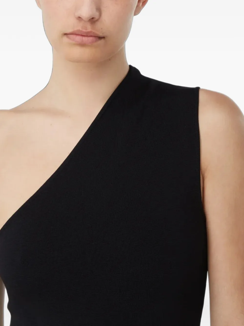 GAUGE81 Arriba asymmetrische midi-jurk Zwart
