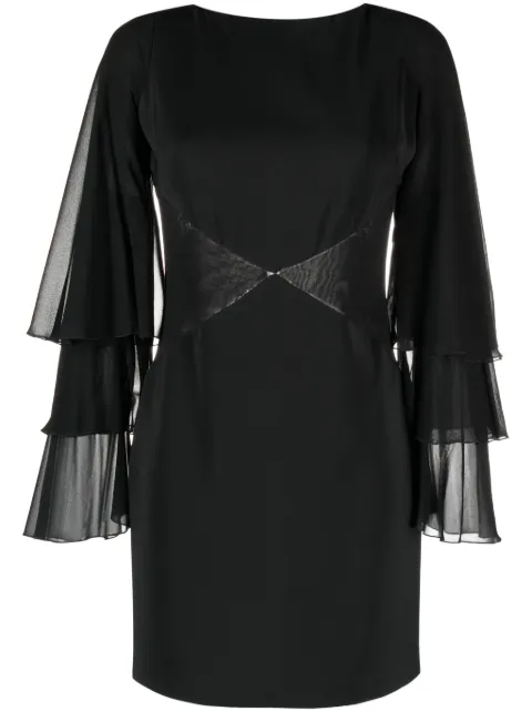 Roberto Cavalli open-back panelled minidress
