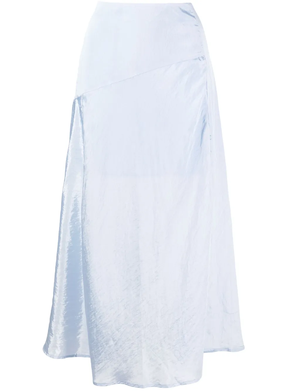 Rejina Pyo Ria satin midi skirt | Blue | Image 1