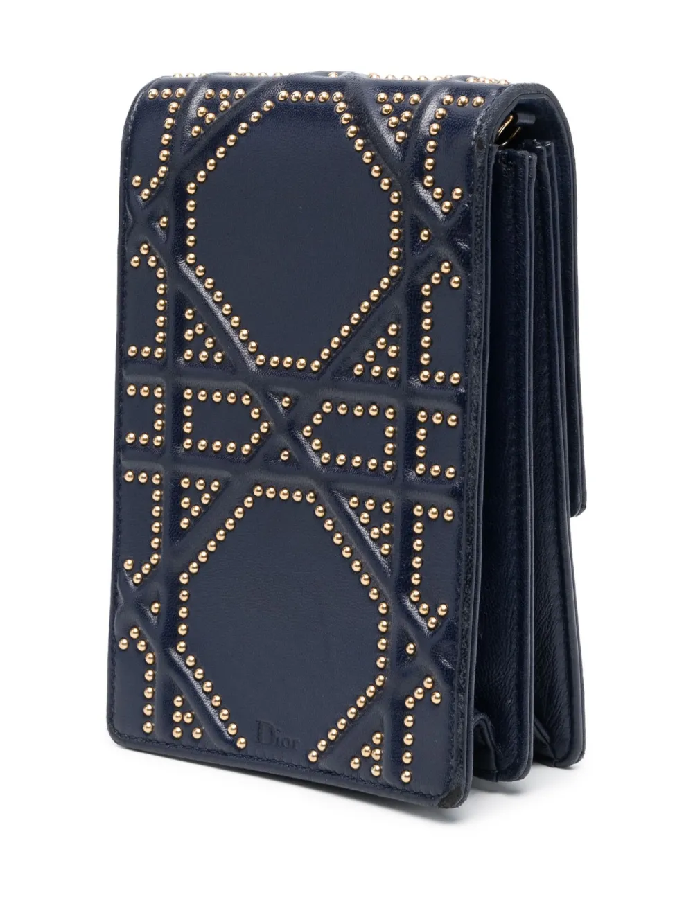 Pre-owned Dior Ama Vertical Crossbody Bag In Blue
