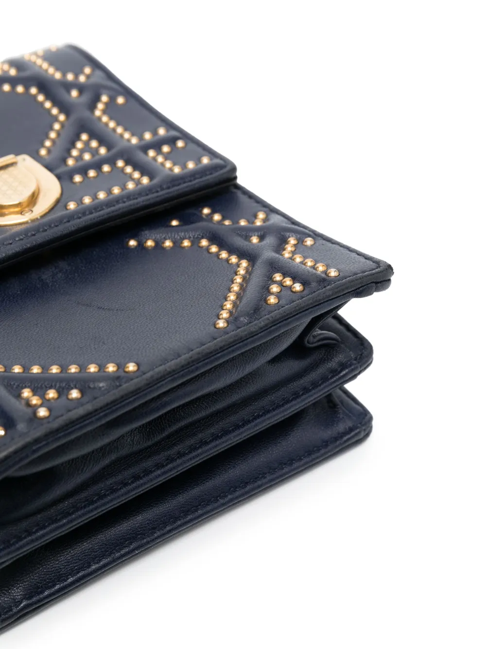 Pre-owned Dior Ama Vertical Crossbody Bag In Blue