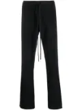 Nahmias logo-patch track-trousers - Black